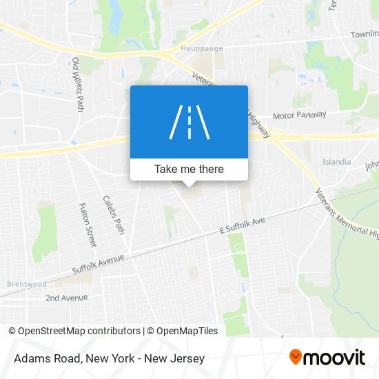Mapa de Adams Road