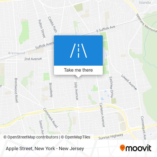 Apple Street map