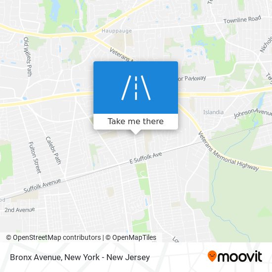 Bronx Avenue map