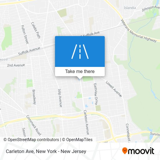 Carleton Ave map