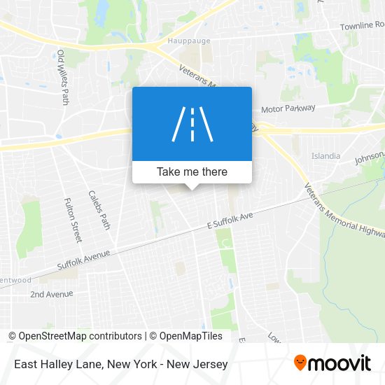 East Halley Lane map