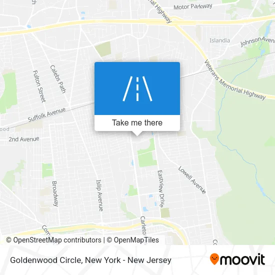 Goldenwood Circle map