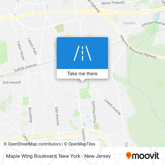 Maple Wing Boulevard map