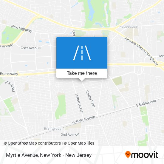 Myrtle Avenue map