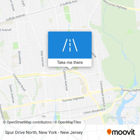 Mapa de Spur Drive North