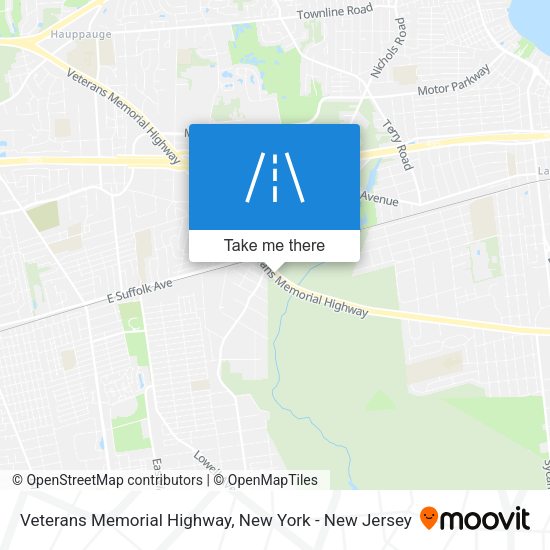 Veterans Memorial Highway map