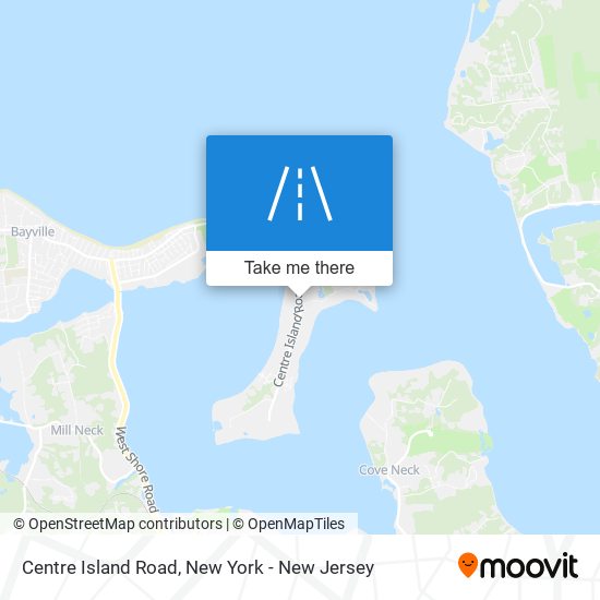 Mapa de Centre Island Road