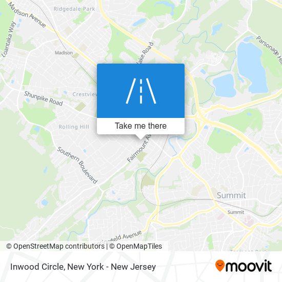 Inwood Circle map