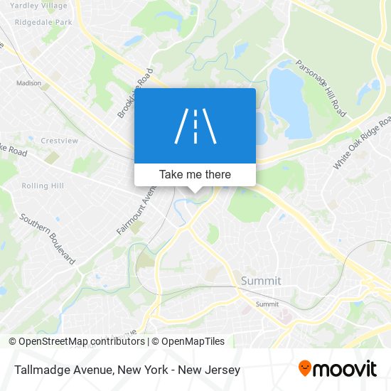Tallmadge Avenue map