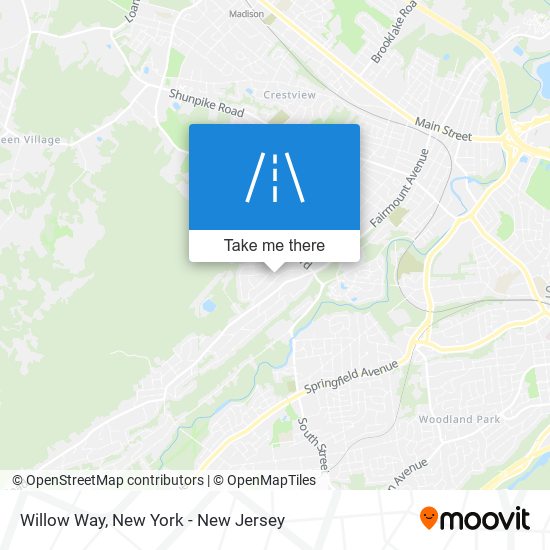 Willow Way map