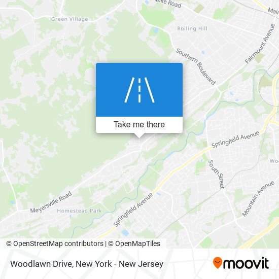 Mapa de Woodlawn Drive
