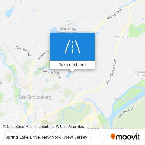 Spring Lake Drive map