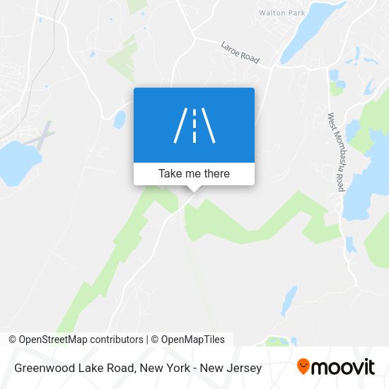 Mapa de Greenwood Lake Road