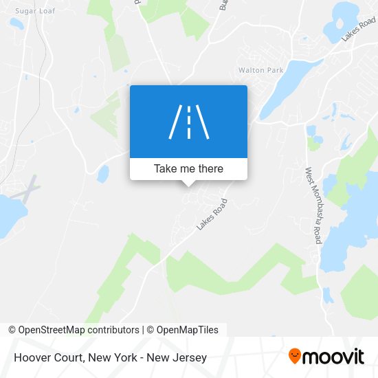 Hoover Court map