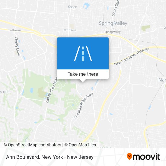 Mapa de Ann Boulevard