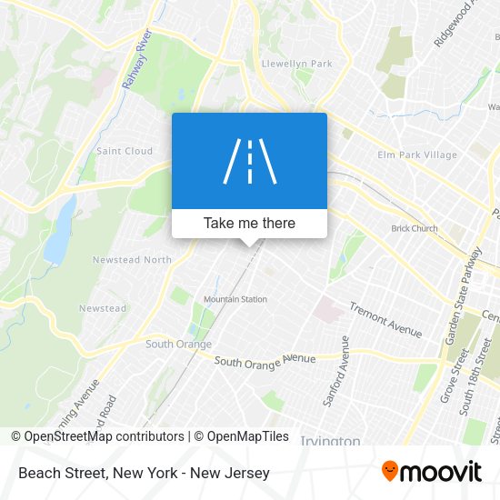 Mapa de Beach Street