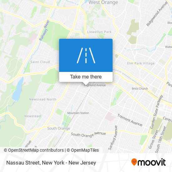 Nassau Street map