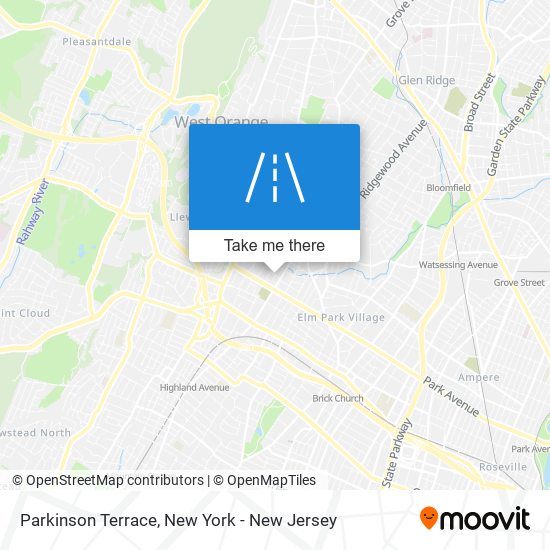 Parkinson Terrace map