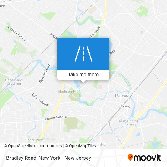 Bradley Road map