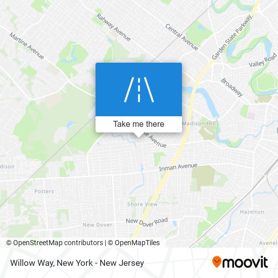 Willow Way map