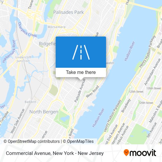 Mapa de Commercial Avenue