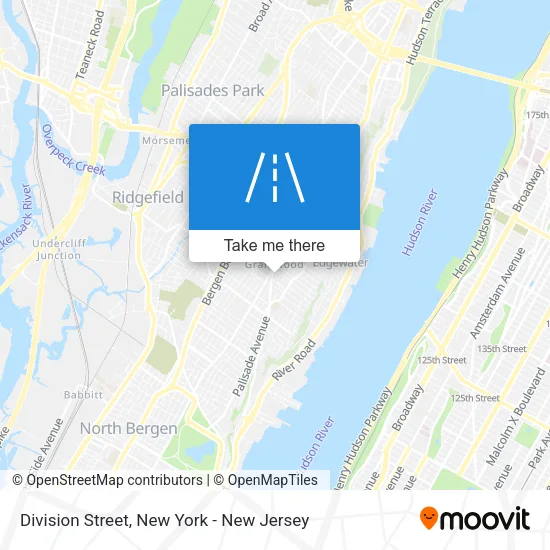 Division Street map