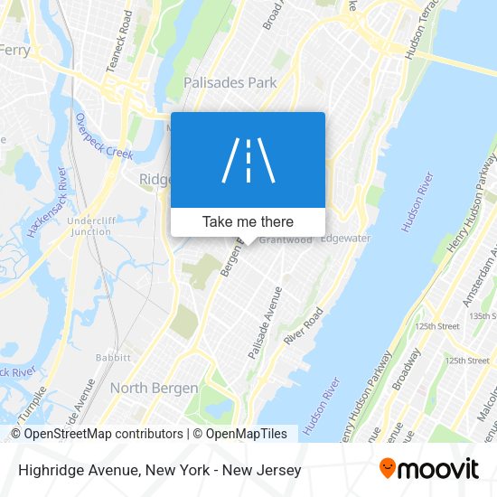 Mapa de Highridge Avenue