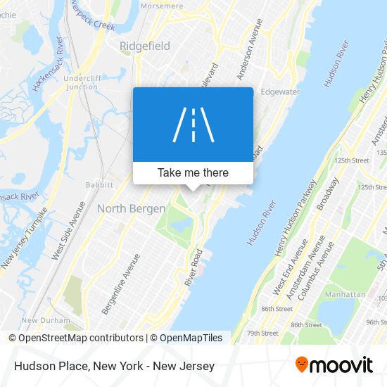 Mapa de Hudson Place