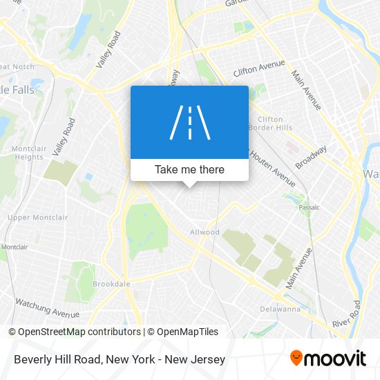Mapa de Beverly Hill Road