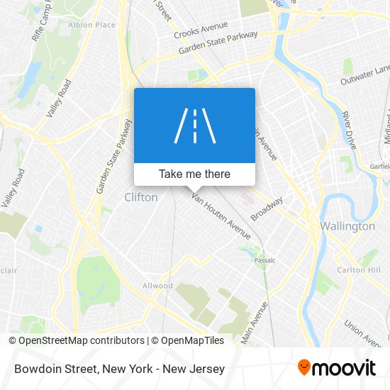 Bowdoin Street map