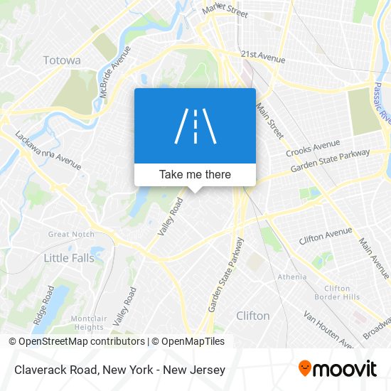 Mapa de Claverack Road