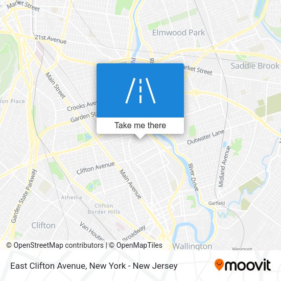 Mapa de East Clifton Avenue