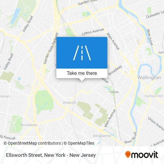 Ellsworth Street map