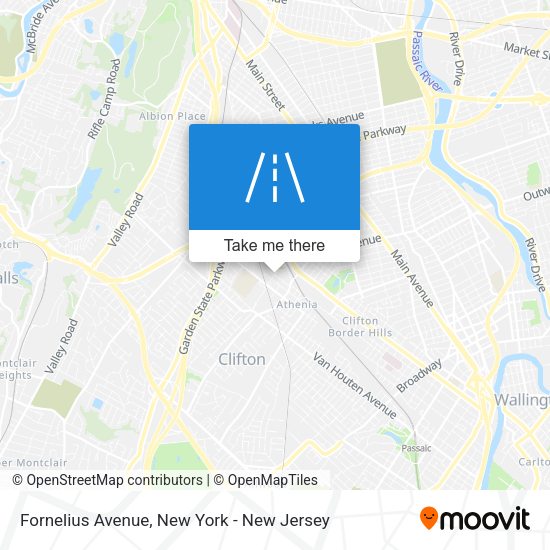 Mapa de Fornelius Avenue