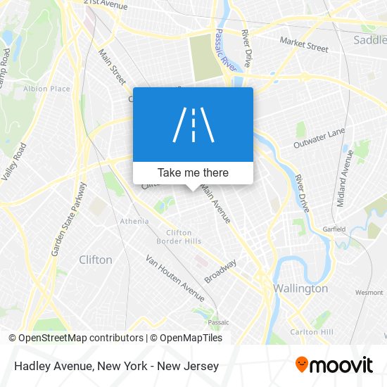 Mapa de Hadley Avenue