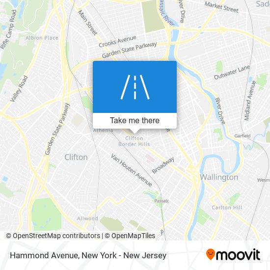 Mapa de Hammond Avenue