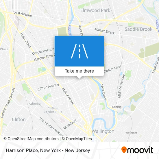 Harrison Place map