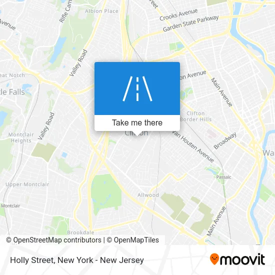 Mapa de Holly Street