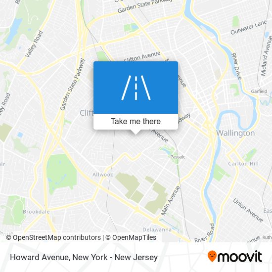 Howard Avenue map