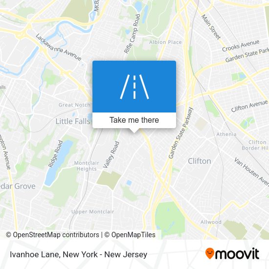 Mapa de Ivanhoe Lane