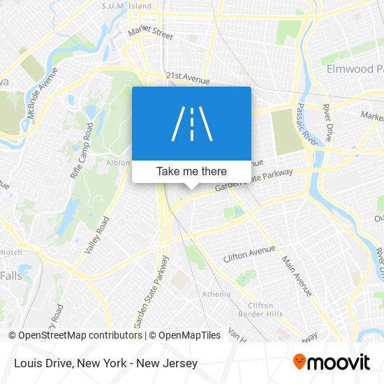 Mapa de Louis Drive