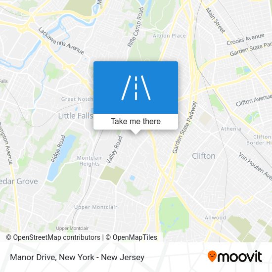 Mapa de Manor Drive