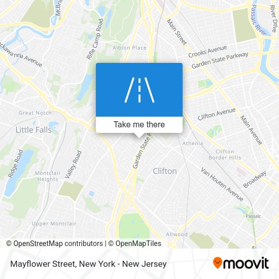 Mayflower Street map