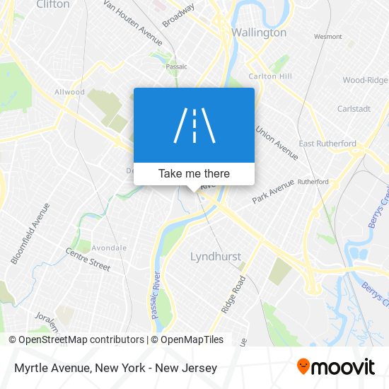 Mapa de Myrtle Avenue