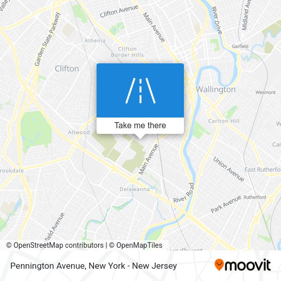 Mapa de Pennington Avenue