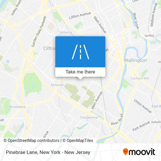Mapa de Pinebrae Lane