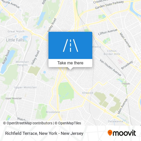 Mapa de Richfield Terrace