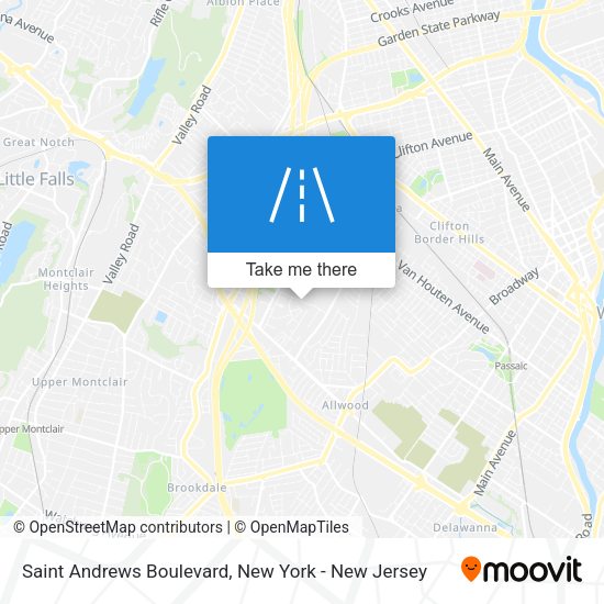 Mapa de Saint Andrews Boulevard