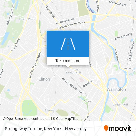 Mapa de Strangeway Terrace