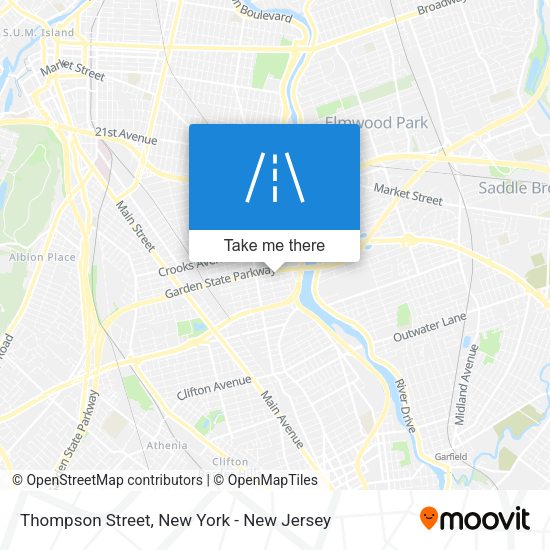 Mapa de Thompson Street